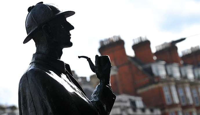 Mandatory Credit: Photo by Geoff Moore/REX (1322925c)Sherlock Holmes statue, Marylebone, London, England, BritainLondon, England, Britain. - May 2011