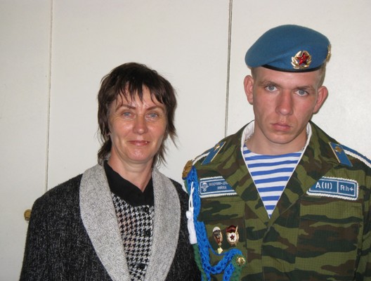 Рослякова Л.П. с сыном